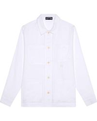 Vilebrequin - Linen Solid Overshirt - Lyst