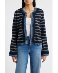 Wit & Wisdom - Mixed Media Jacket - Lyst