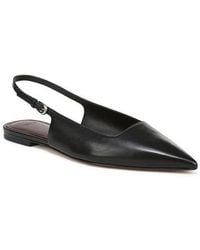 Vince - Gracy Pointed Toe Slingback Flat - Lyst