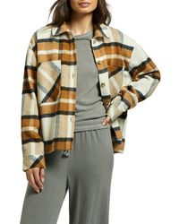 Brixton - Bowery Plaid Flannel Button-Up Shirt - Lyst
