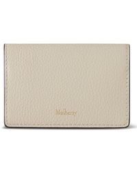 Mulberry - Continental Card Case Chalk - Lyst