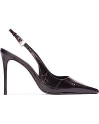 Black Suede Studio - Branca 100 Slingback Pump - Lyst