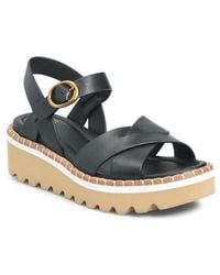 Söfft - Ruthie Ankle Strap Platform Wedge Sandal - Lyst
