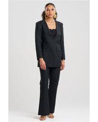Natori - Canvas Blazer With Embroidery - Lyst