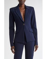 St. John - Harper One-Button Knit Jacket - Lyst