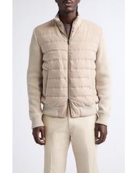 Herno - Quilted Down & Feather Fill Bomber Jacket - Lyst