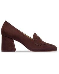 Bernardo - Nessa Block Heel Loafer Pump - Lyst
