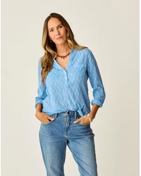 Carve Designs - Dylan Gauze Shirt - Lyst