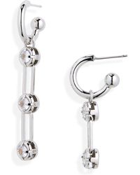 Justine Clenquet - Alva Mismatched huggie Hoop Earrings - Lyst