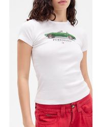 BDG - Portofino Cotton Graphic Baby Tee - Lyst
