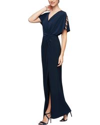 Alex Evenings - 82351544 Sleeve Embellish Long Dress - Lyst