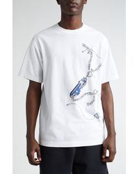 Burberry - Knight Hardware Graphic T-shirt - Lyst
