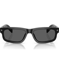 Prada - 57Mm Rectangular Sunglasses - Lyst