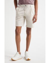 Eleventy - Stretch Cotton Bermuda Shorts - Lyst