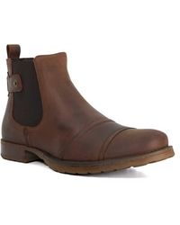 Dune - Saltwood Leather Casual Chelsea Boots - Lyst