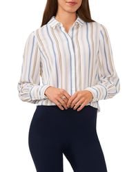 Halogen® - Halogen(r) Vertical Stripe Woven Button-up Shirt - Lyst