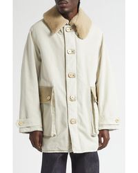 Visvim - Winfield Field Coat With Genuine Shearling Collar - Lyst
