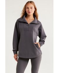 Zella - Ultrasoft Half Zip Tunic - Lyst