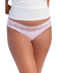 Uwila Warrior - Soft Seamless Thong With Lace - Lyst