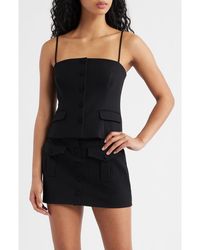 Rag & Bone - Irina Sqare Neck Button-Up Top - Lyst