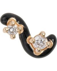 Bea Bongiasca - Single Mini Loop Diamond Stud Earring - Lyst
