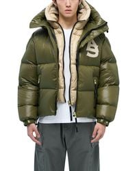 Alpha Style - Kudu Hooded Puffer Down Jacket - Lyst