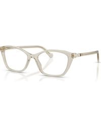 Swarovski - 52Mm Rectangle Optical Glasses - Lyst