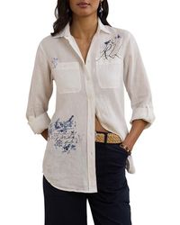 Ralph Lauren - Relaxed Fit Linen Button-Up Shirt - Lyst