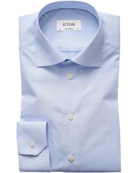 Eton - Contemporary Fit Stripe Dress Shirt - Lyst