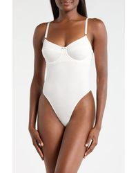 Kilo Brava - Rib Underwire Bodysuit - Lyst