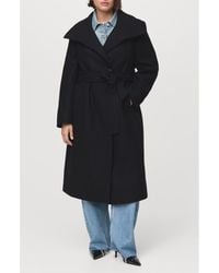 Mango - Manteco Virgin Wool Blend Coat - Lyst