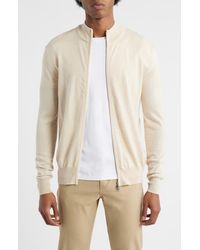 Aurélien - Cashwool Full Zip Sweater - Lyst