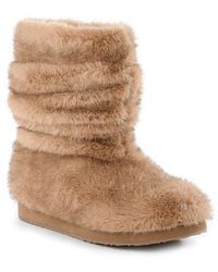 BC Footwear - Teddy Faux Fur Bootie - Lyst