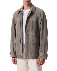Rag & Bone - Pace Suede Chore Jacket - Lyst