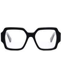 Celine - Triomphe 52Mm Square Reading Glasses - Lyst
