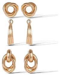 Jessica Simpson - Mixed Shape Earring Set - Lyst