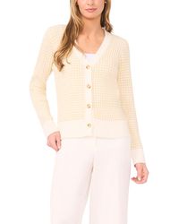 Halogen® - Stripe V-Neck Cardigan - Lyst