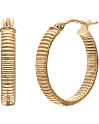 Bony Levy - 14k Gold Coil Hoop Earrings - Lyst