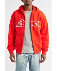 ICECREAM - Scanner Graphic Zip Hoodie - Lyst