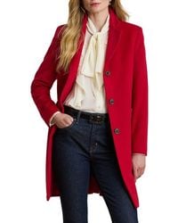 Ralph Lauren - Longline Wool Blend Coat - Lyst