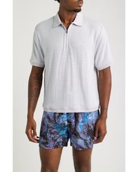 RIZORT - Victor Micro Check Polo - Lyst