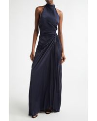 A.L.C. - Romy Pleated Halter Gown - Lyst