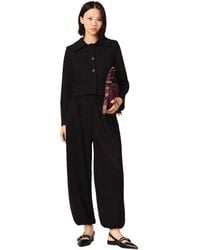 Maje - Metallic Harem Trousers - Lyst