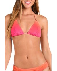 Sunshine 79 - Ombré Illusions Ruched Triangle Bikini Top - Lyst
