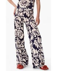 De Loreta - Sur High Waist Wide Leg Cotton Pants - Lyst