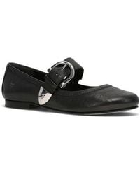Frye - Carson Mary Jane Flat - Lyst