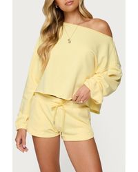 Edikted - Kordelia One-Shoulder Sweatshirt - Lyst