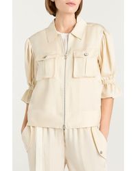 Cinq À Sept - Holly Ruffle Sleeve Jacket - Lyst