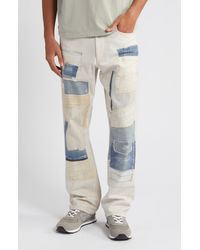 Rag & Bone - Fit 3 Miramar Patchwork Canvas Straight Leg Jeans - Lyst