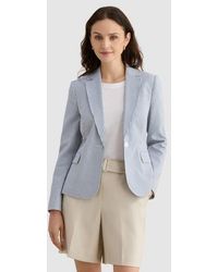 Hobbs - Blake Structured Single-Button Blazer - Lyst
